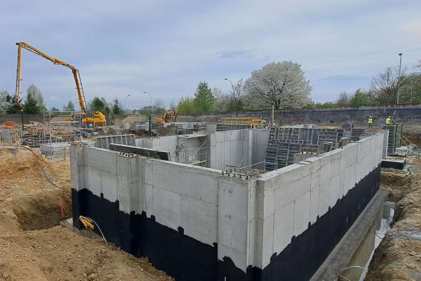 Postępy prac przy budowie bloku energetycznego w Krośnie