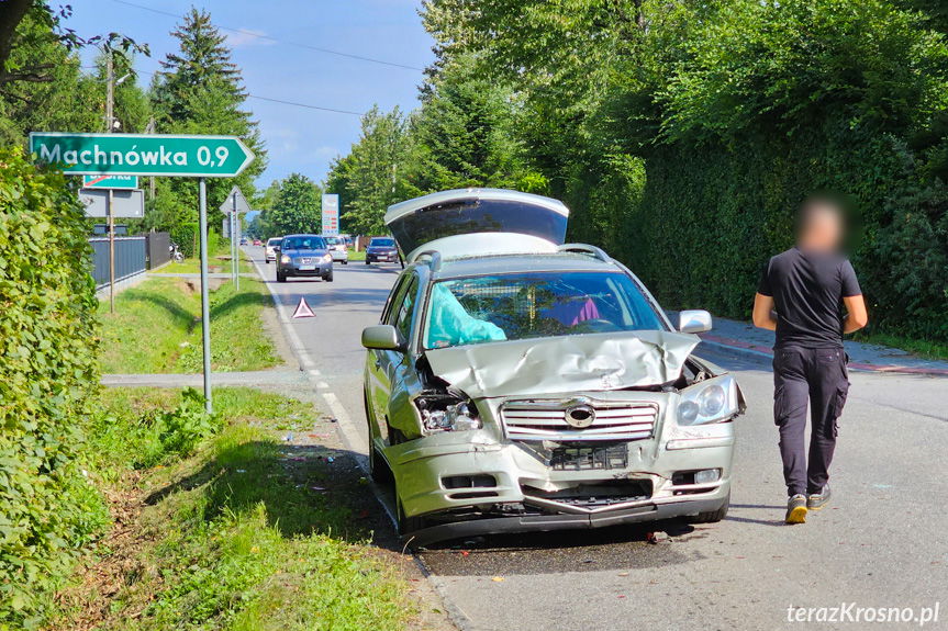 Groźnie wyglądające zderzenie samochodów na Karpackiej