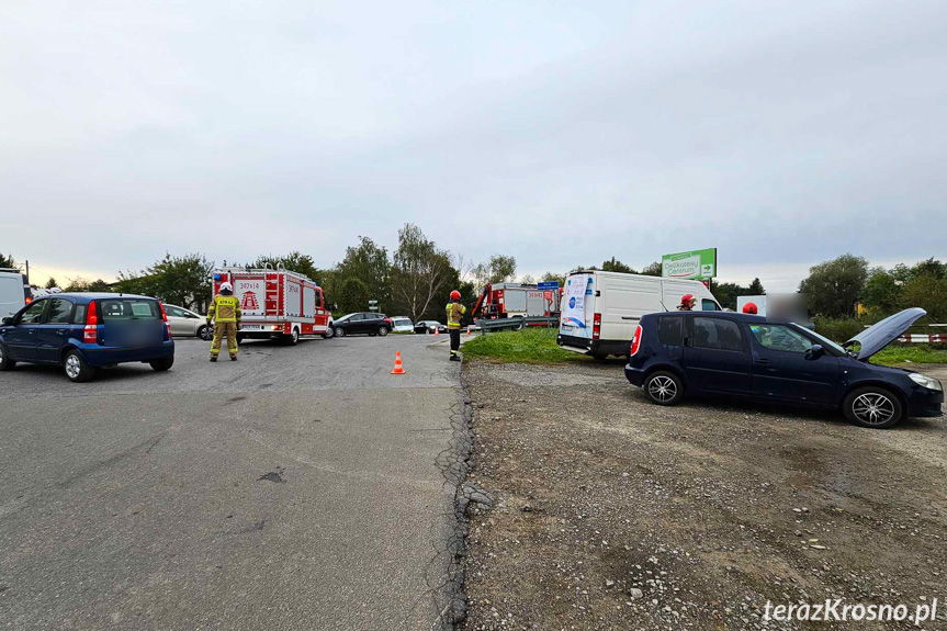 Zderzenie samochodów w Świerzowej Polskiej